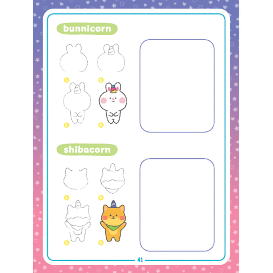 uitgeverij rebo kawaii tekenen unicorns & friends | 1725066 | 2