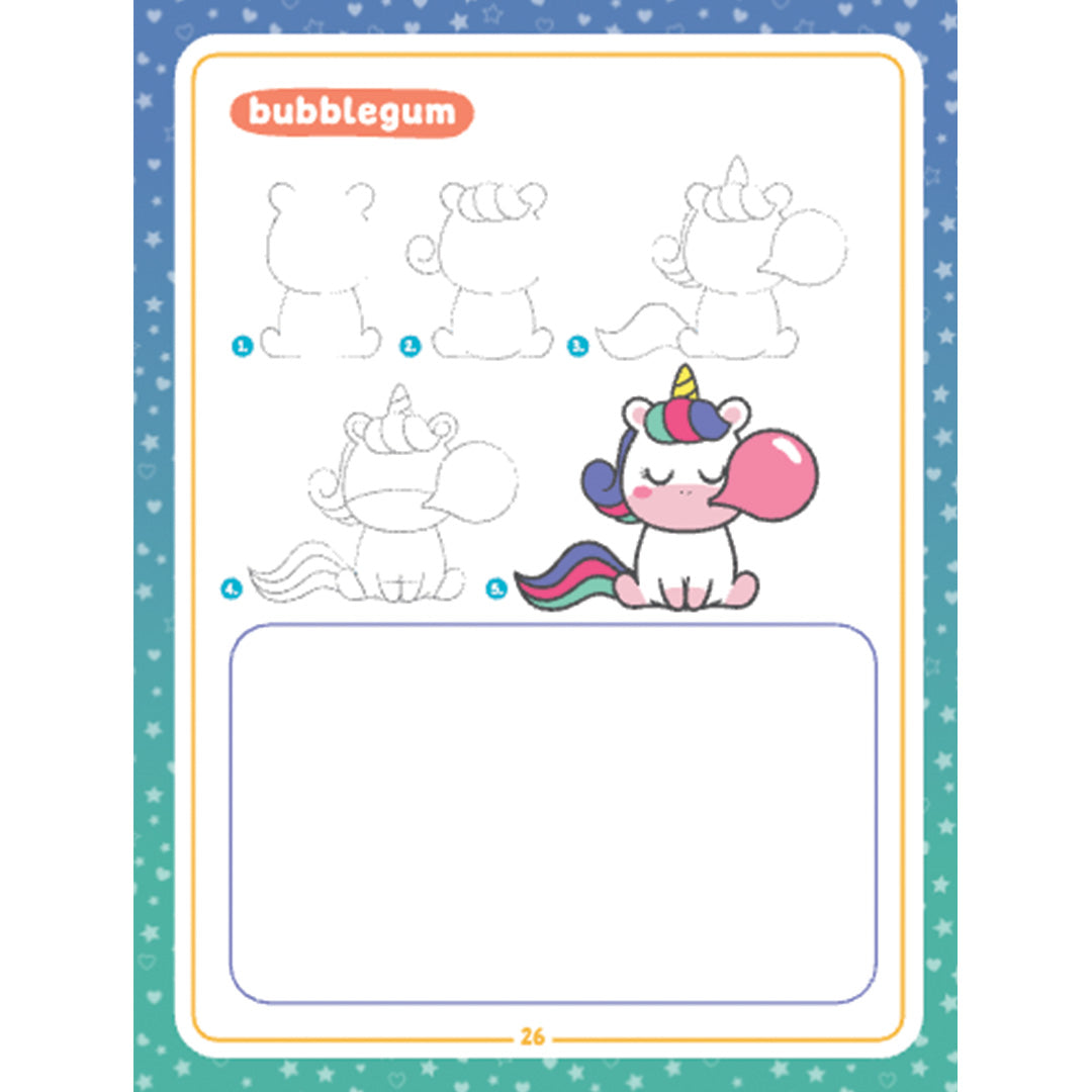 uitgeverij rebo kawaii tekenen unicorns & friends | 1725066 | 5