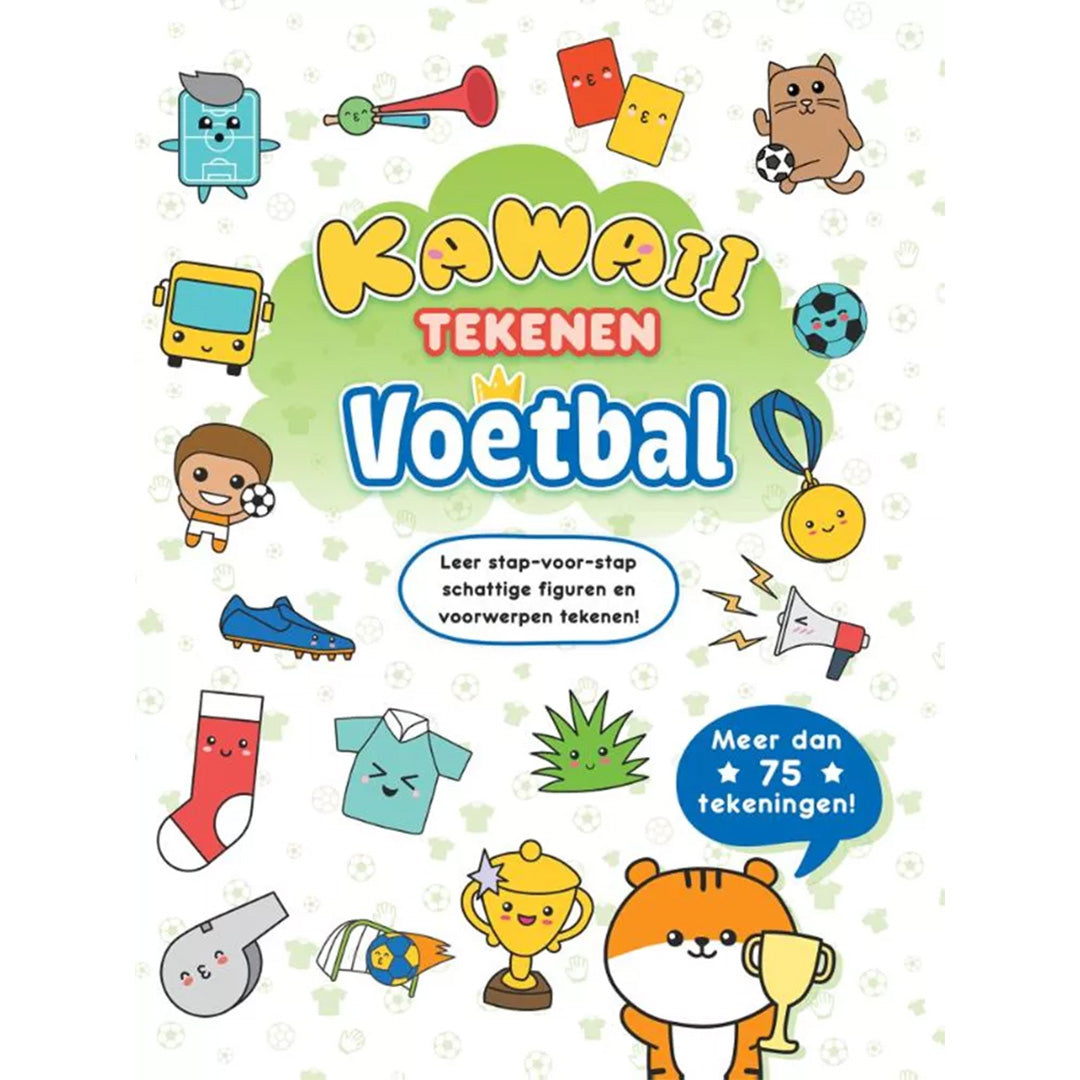 uitgeverij rebo kawaii tekenen voetbal | 1725067 | 