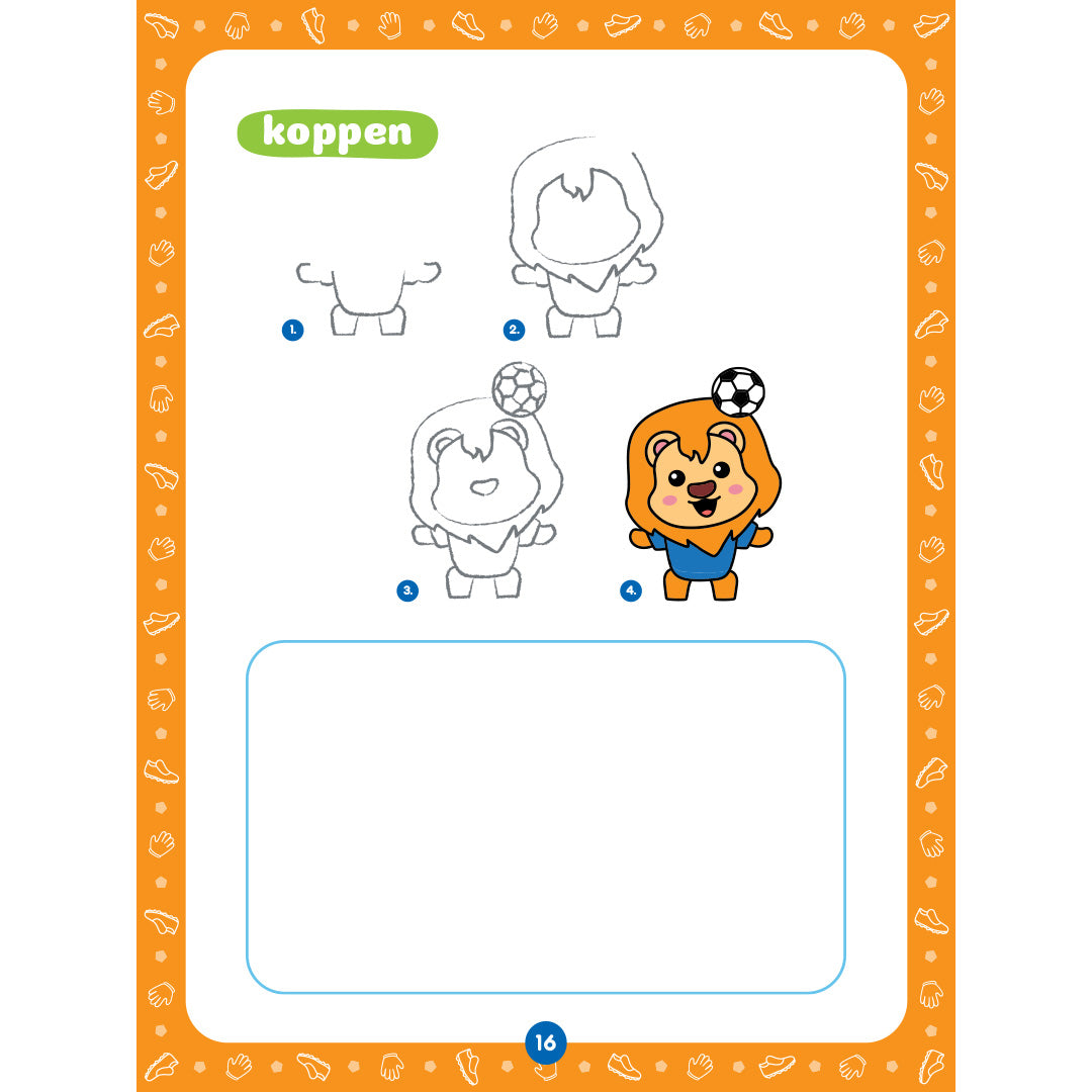uitgeverij rebo kawaii tekenen voetbal | 1725067 | 4