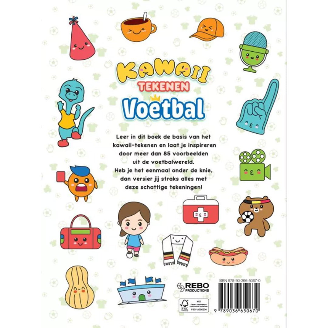 uitgeverij rebo kawaii tekenen voetbal | 1725067 | 6