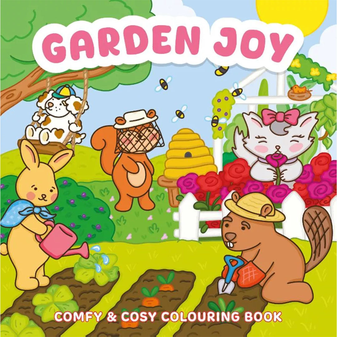 uitgeverij rebo kleurboek garden joy | 1725009 | 1
