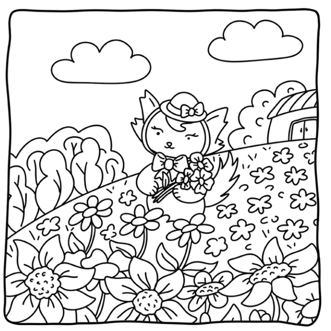 uitgeverij rebo kleurboek garden joy | 1725009 | 3