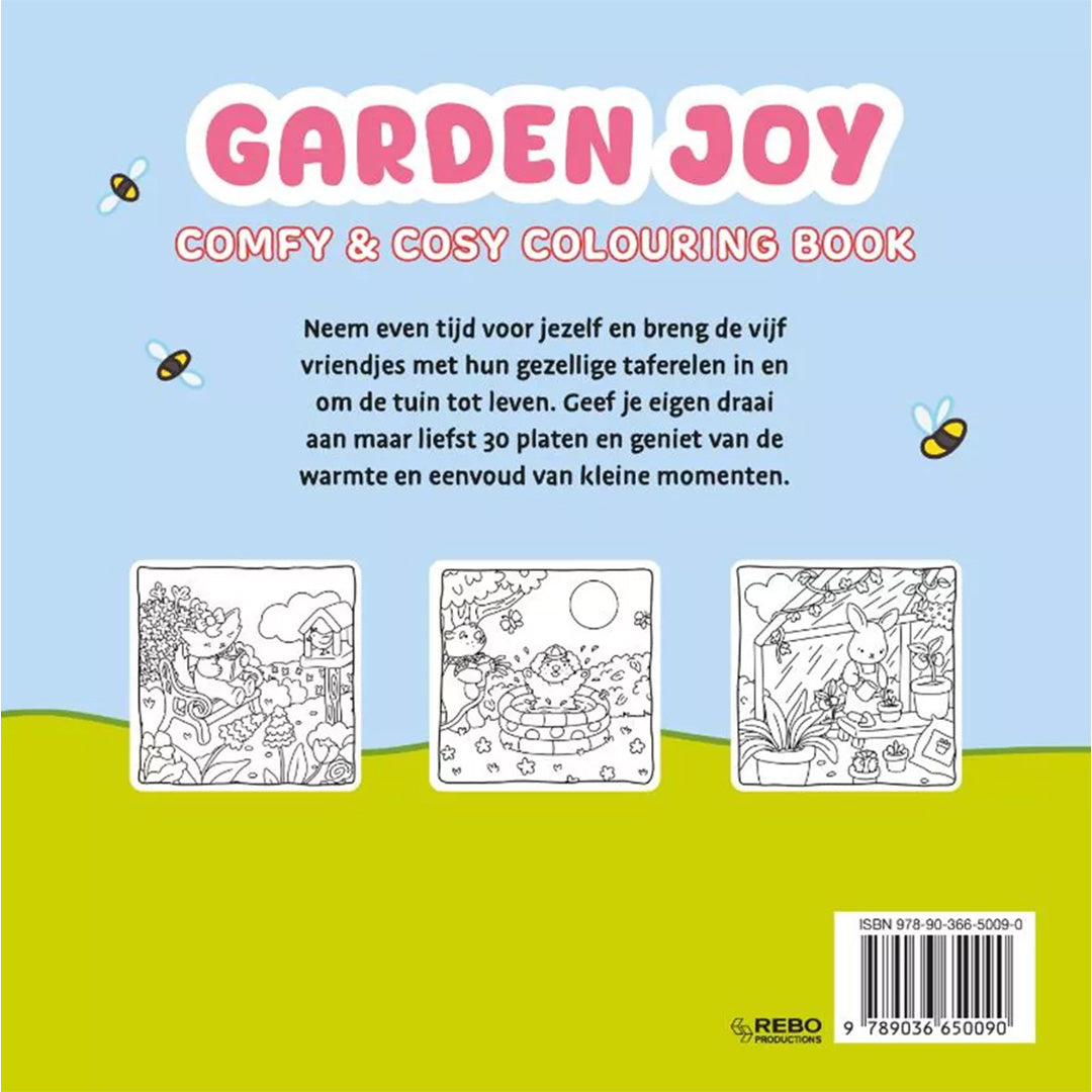 uitgeverij rebo kleurboek garden joy | 1725009 | 6