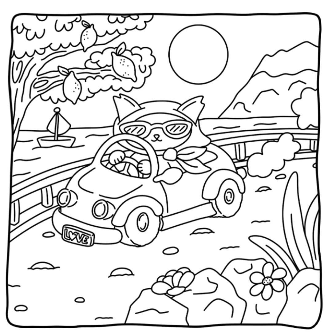 uitgeverij rebo kleurboek travel fun | 1725010 | 2