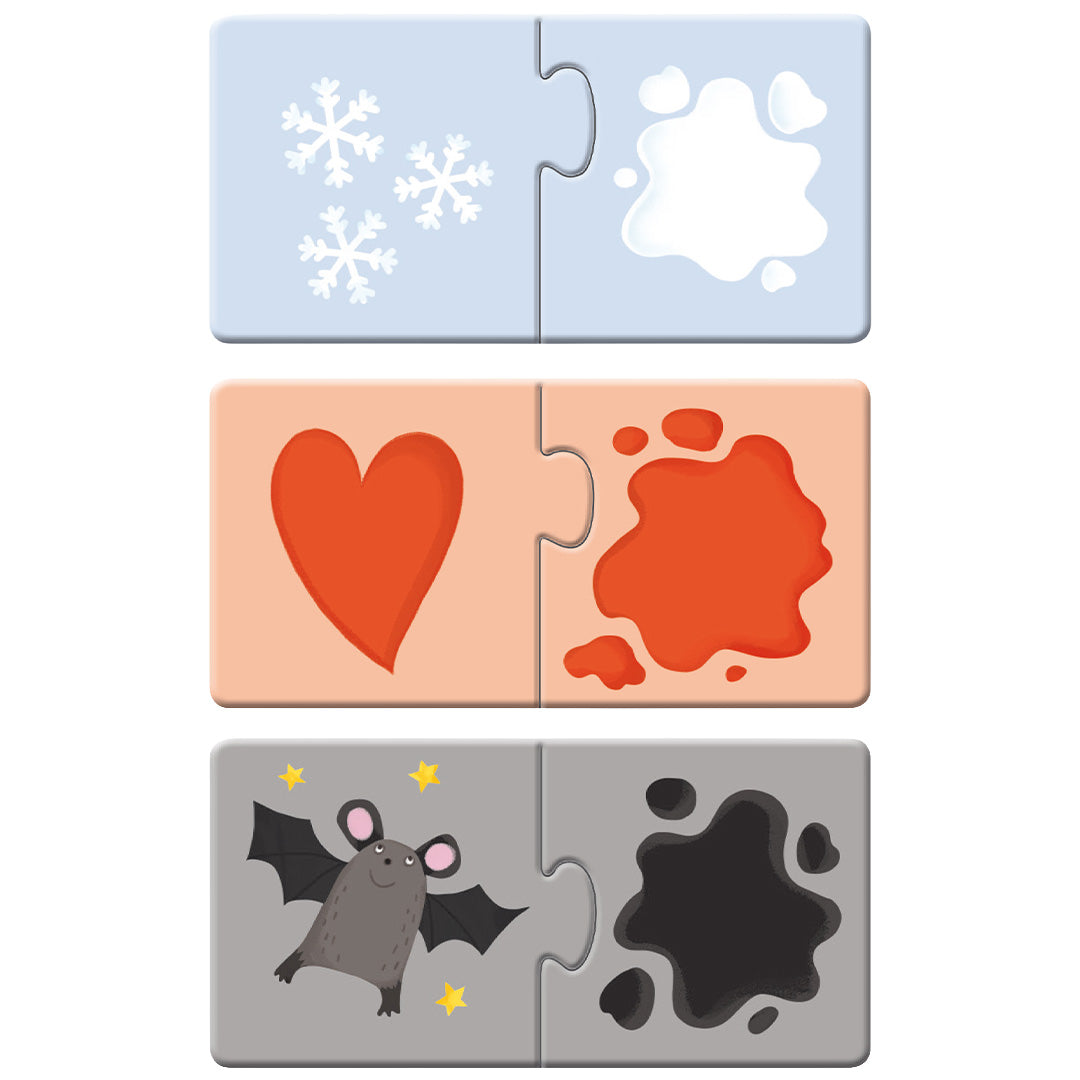 uitgeverij rebo kleuren  boek + 10 puzzels | REB1723987 | 2