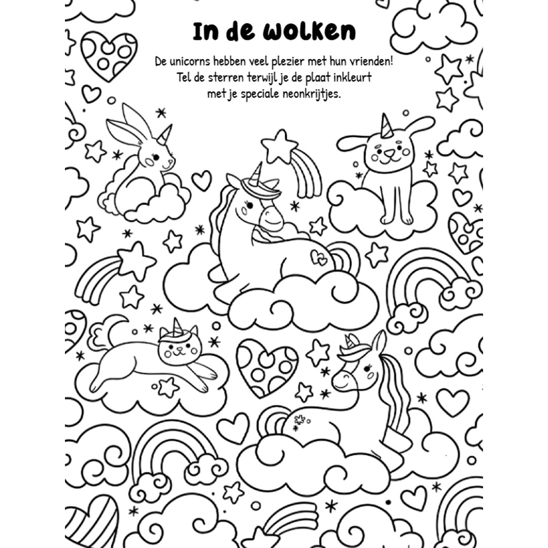 uitgeverij rebo magische unicorns kleuren! kleurmania | REB1724975 | 3