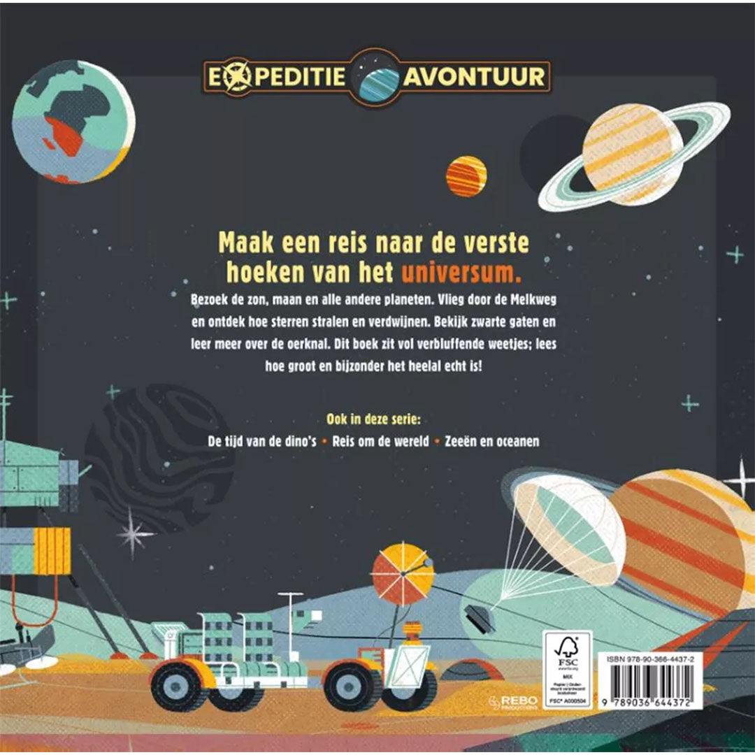 uitgeverij rebo ontdekkingen in de ruimte - expeditie-avontuur