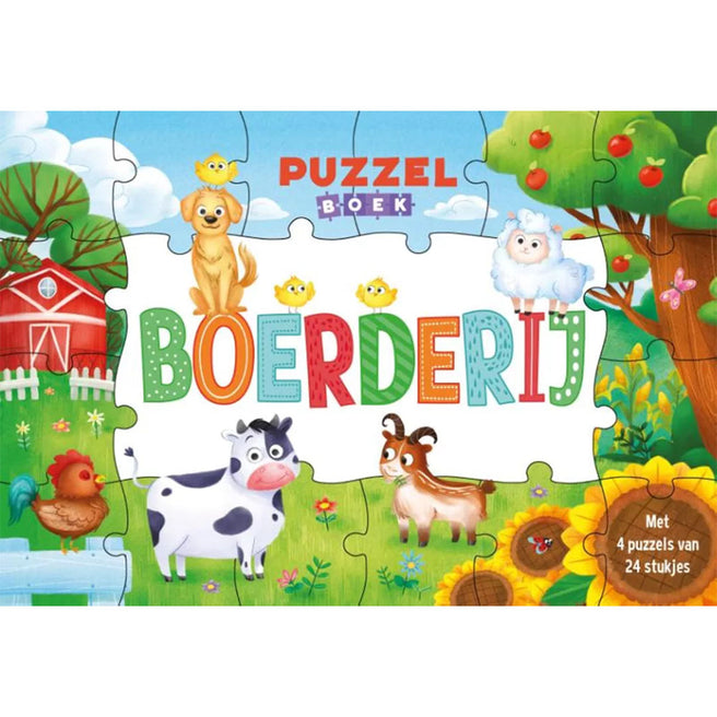 uitgeverij rebo puzzelboek boerderij | 17251110 | 