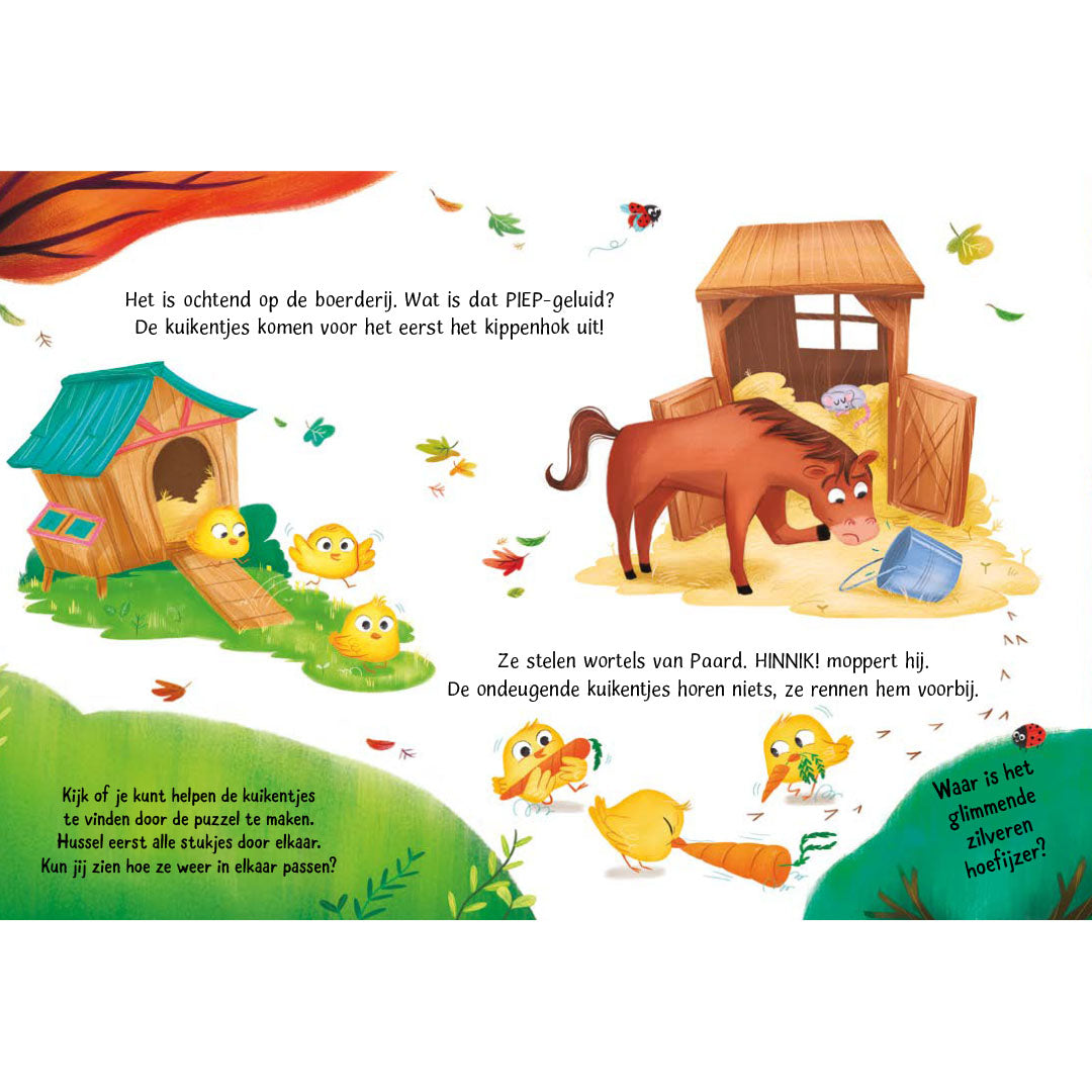 uitgeverij rebo puzzelboek boerderij | 17251110 | 2