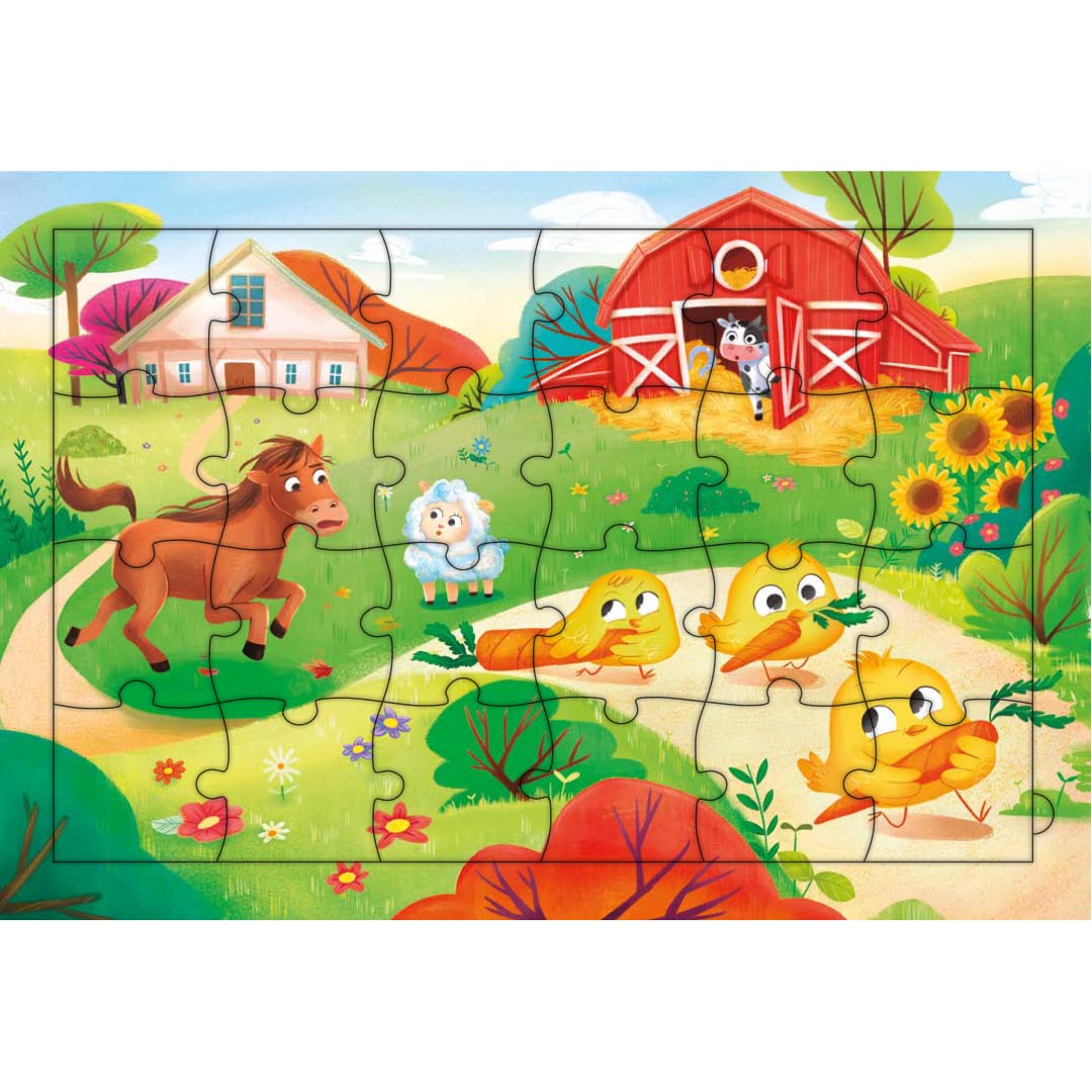 uitgeverij rebo puzzelboek boerderij | 17251110 | 3