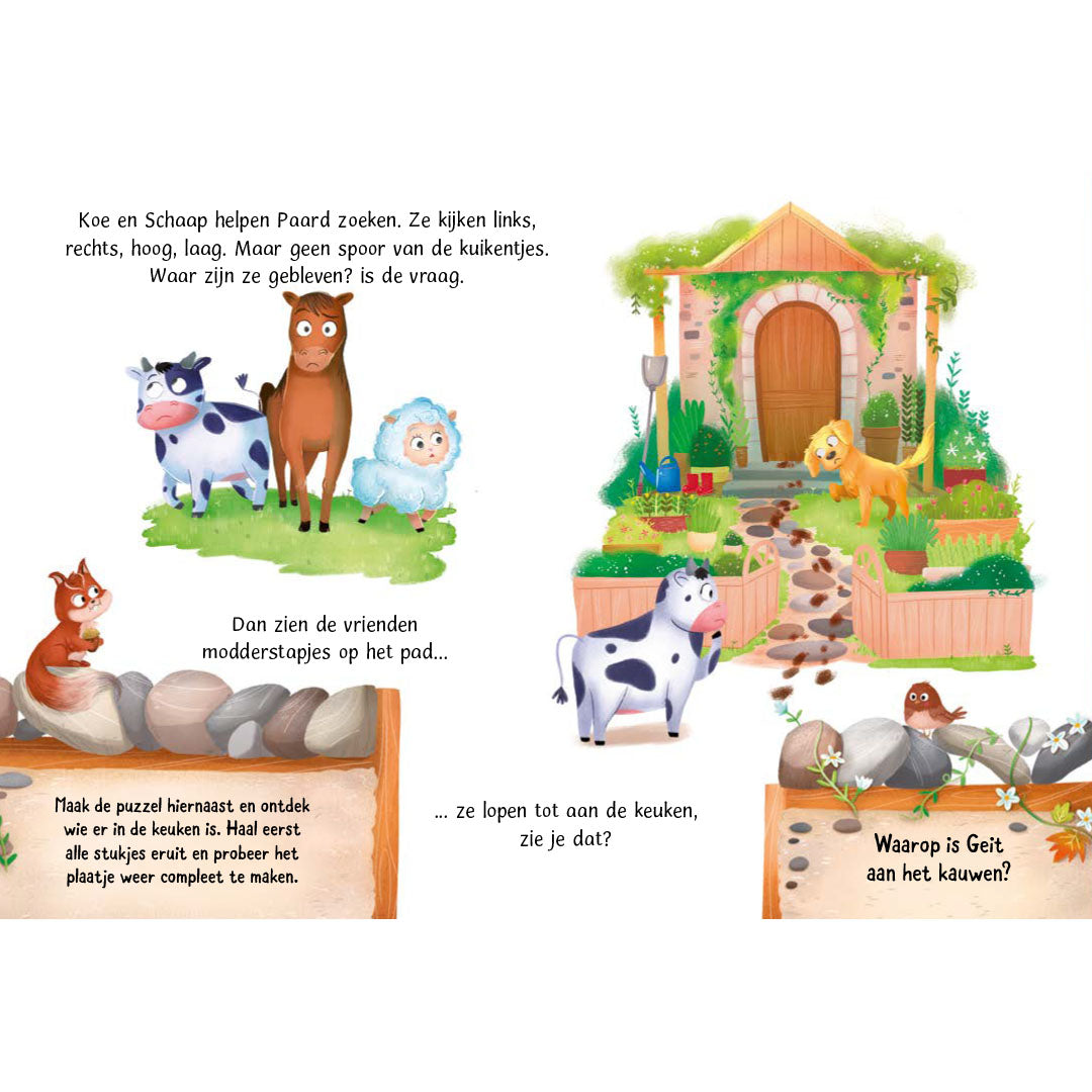 uitgeverij rebo puzzelboek boerderij | 17251110 | 4