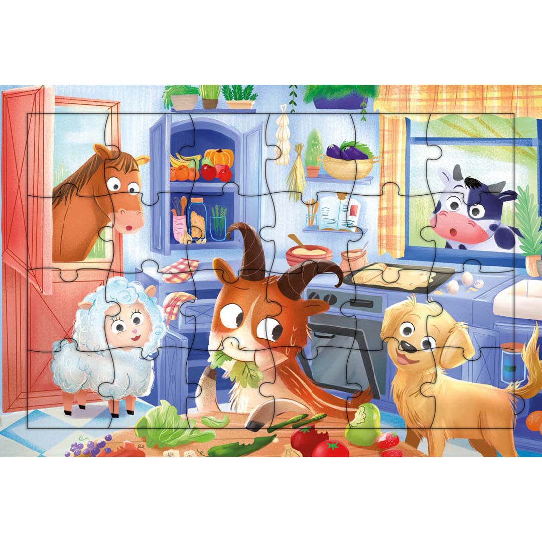 uitgeverij rebo puzzelboek boerderij | 17251110 | 5