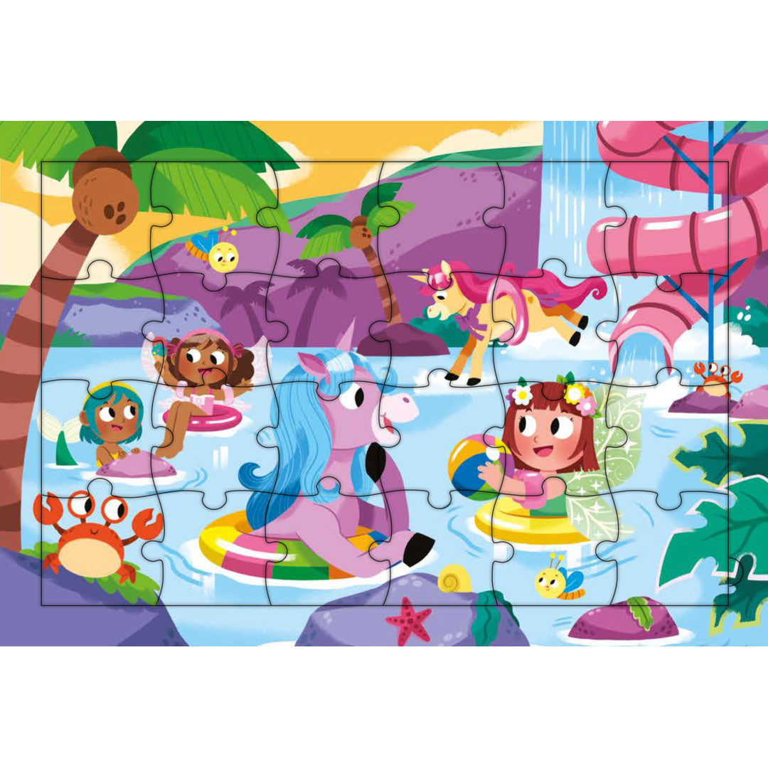 uitgeverij rebo puzzelboek unicorns en feeën | 1725110 | 5