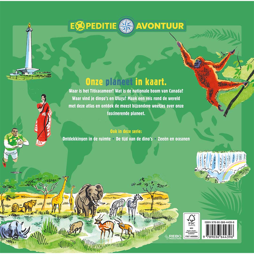 uitgeverij rebo reis om de wereld - expeditie-avontuur | 1724439| 6