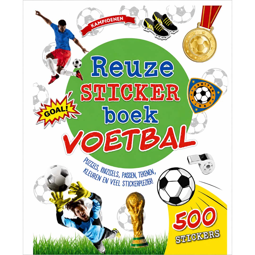 uitgeverij rebo reuze stickerboek voetbal | REB1724179| 