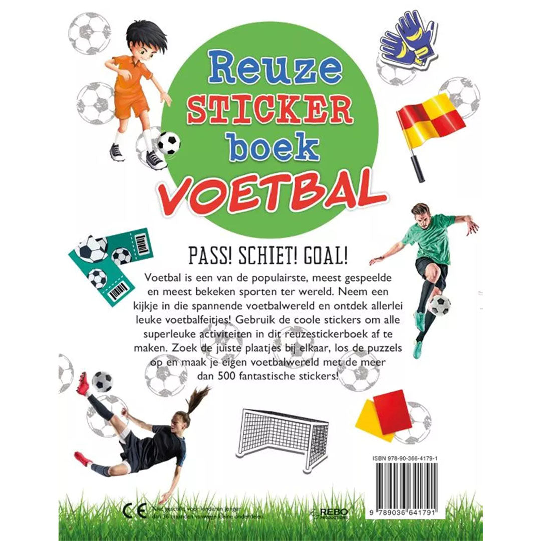 uitgeverij rebo reuze stickerboek voetbal | REB1724179| 6