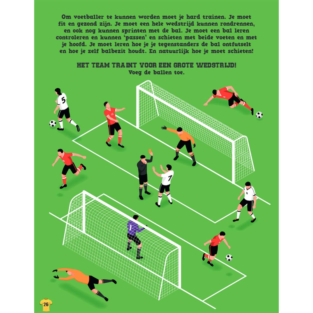 uitgeverij rebo reuze stickerboek voetbal | REB1724179| 2