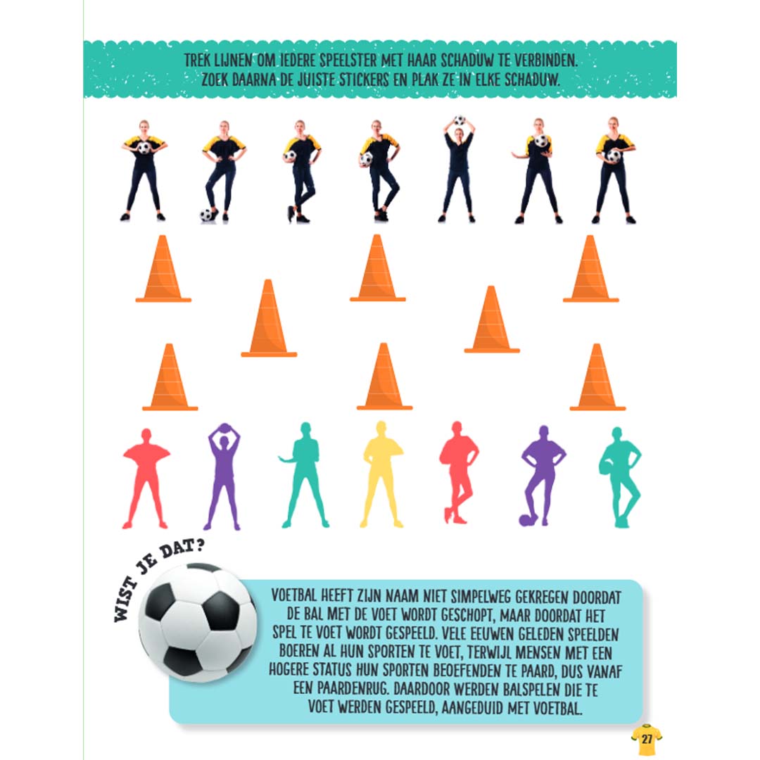 uitgeverij rebo reuze stickerboek voetbal | REB1724179| 3