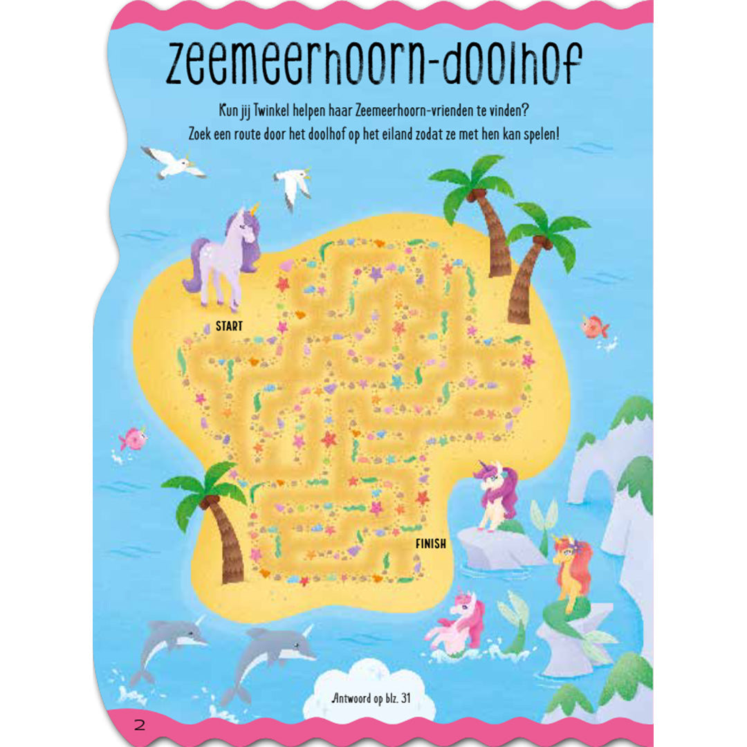 uitgeverij rebo unicorns stickerplezier activiteitenboek | REB1724605 | 2