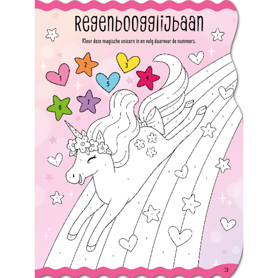 uitgeverij rebo unicorns stickerplezier activiteitenboek | REB1724605 | 3