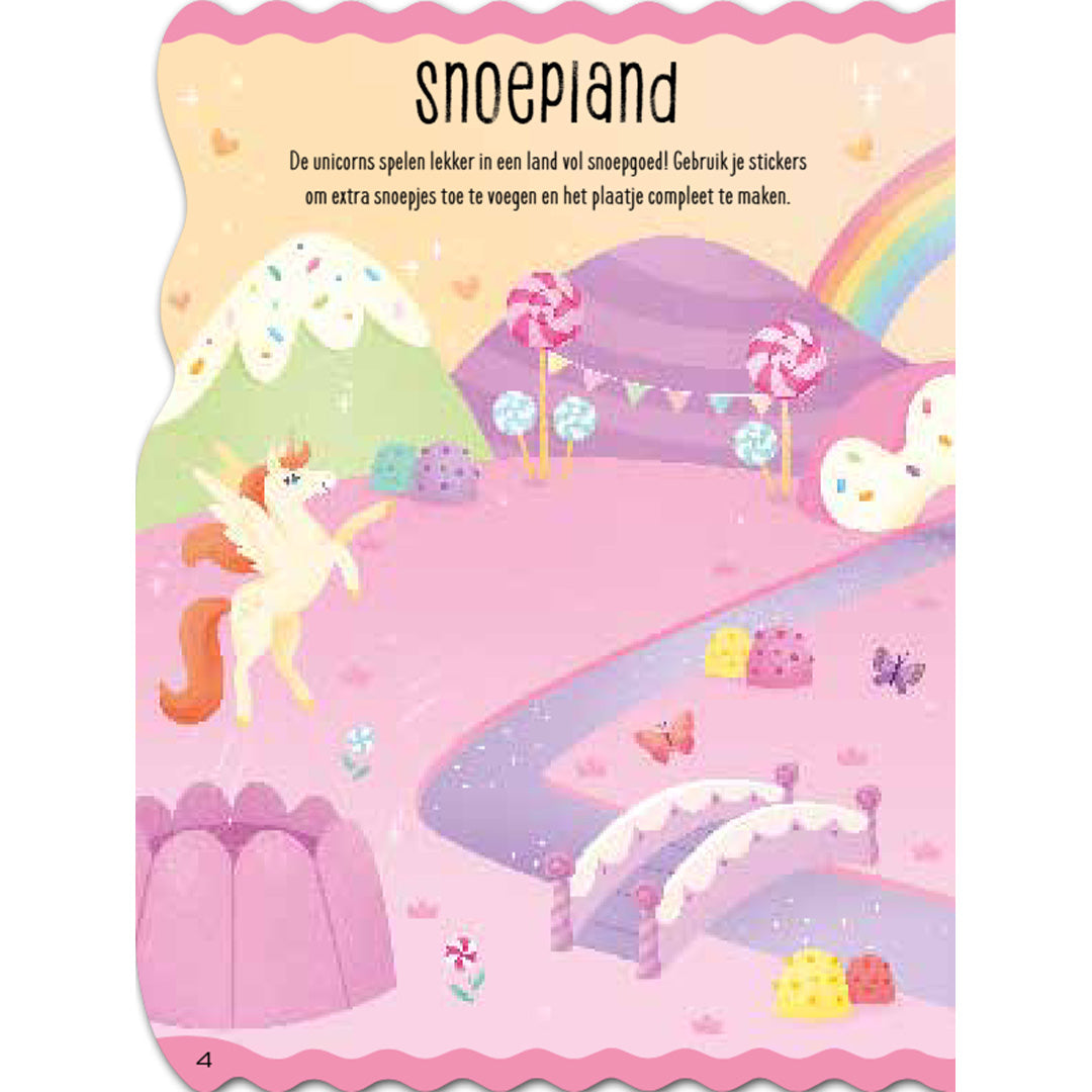 uitgeverij rebo unicorns stickerplezier activiteitenboek | REB1724605 | 4