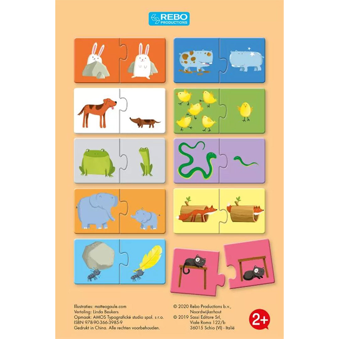 uitgeverij rebo tegenstellingen boek + 10 puzzels | REB1723985 | 2