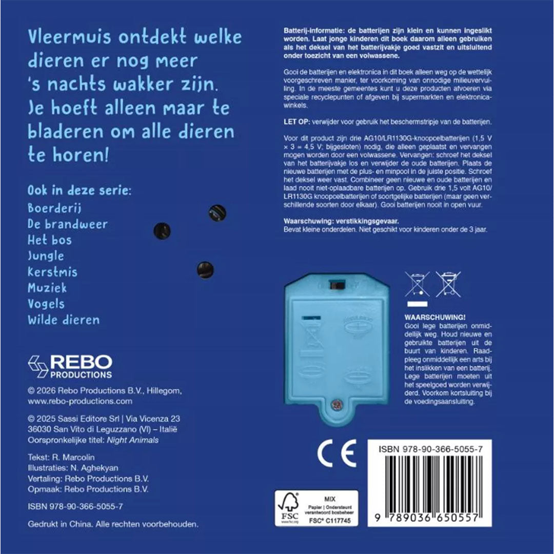 uitgeverij rebo wat hoor ik daar? - nachtdieren | 1725055 | 6