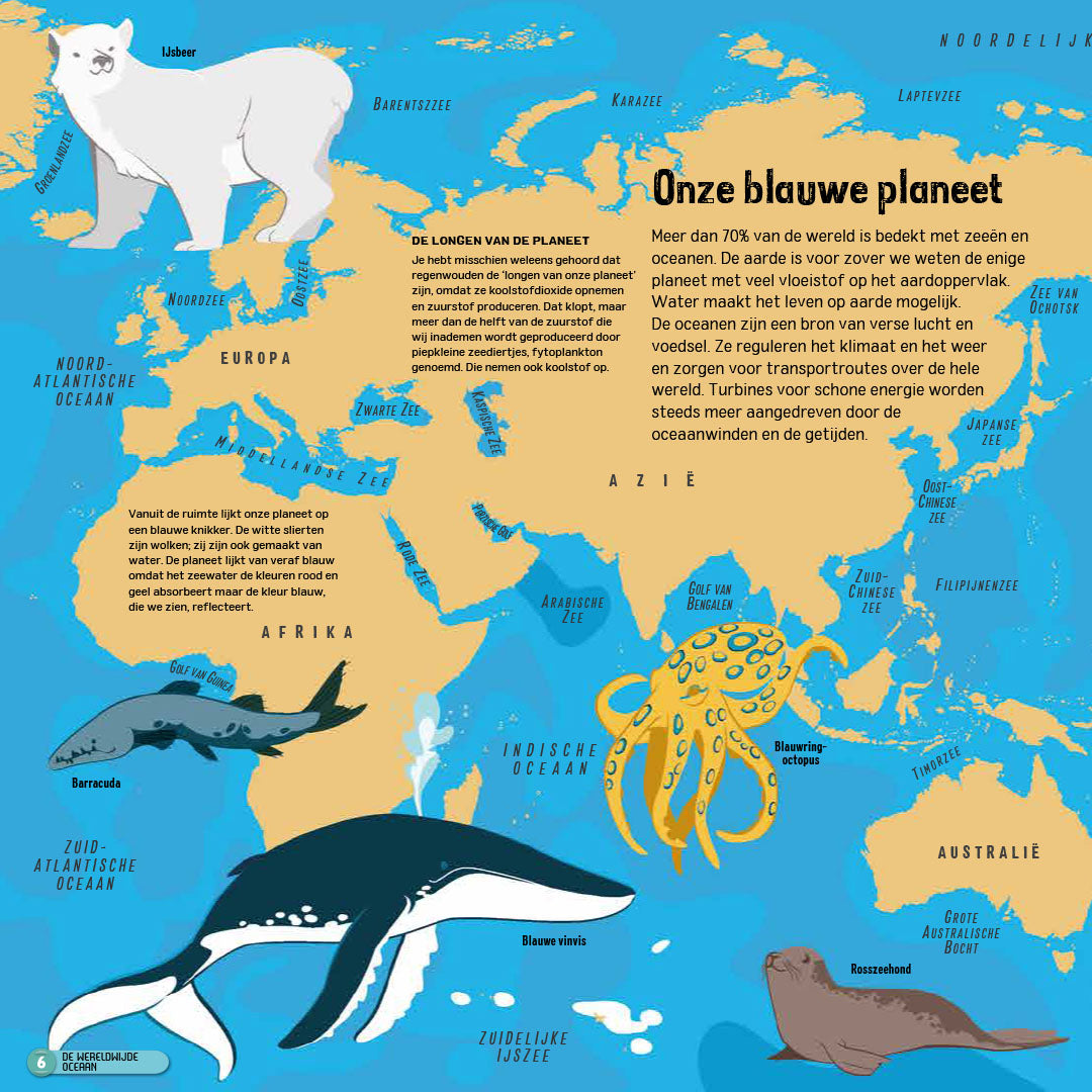 uitgeverij rebo zeeën en oceanen - expeditie-avontuur | 1724438 | 2