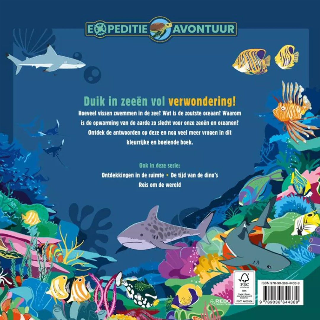 uitgeverij rebo zeeën en oceanen - expeditie-avontuur | 1724438 | 6