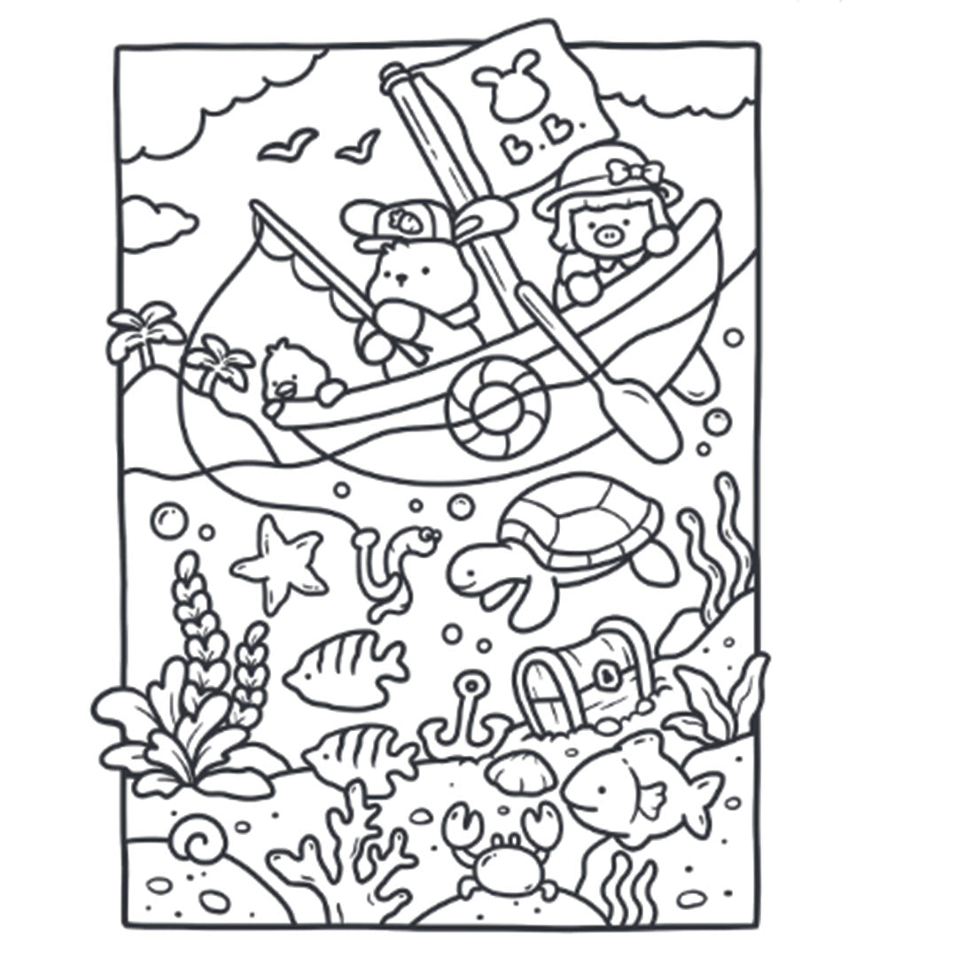 uitgeverij unieboek cozy & cute kleuren als een pro | 1480597 | 5
