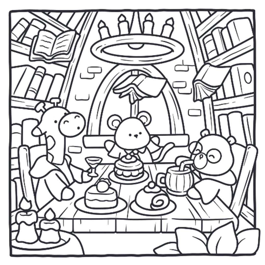 uitgeverij unieboek kleurboek cozy & cute in de bakkerij | 1480501 | 4