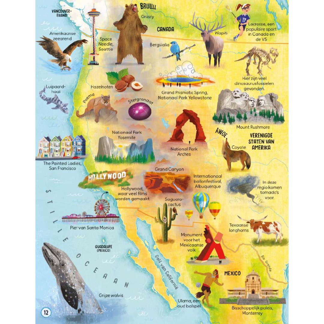 uitgeverij usborne beeldatlas van de wereld | 1700834 | 4