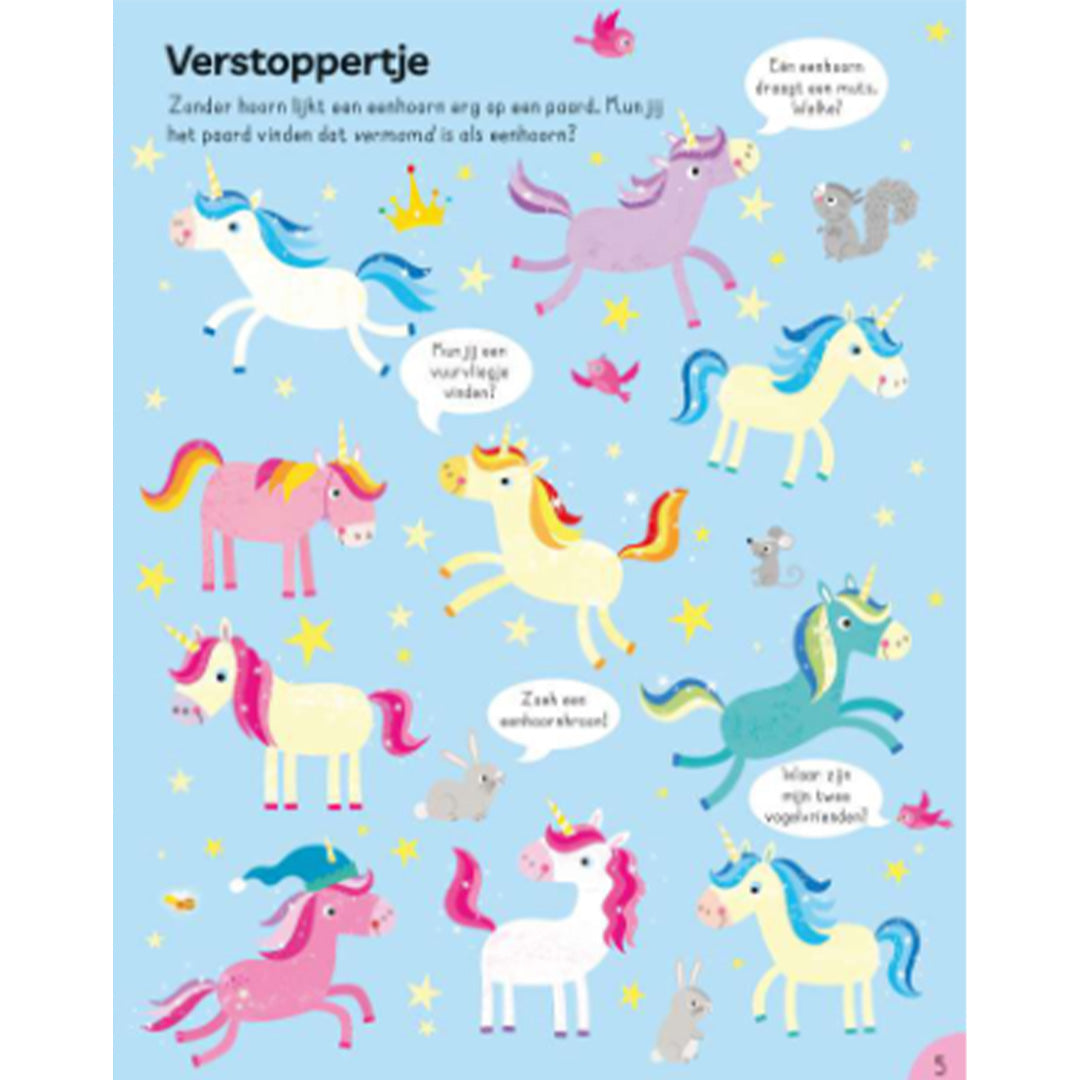 uitgeverij usborne doekboek eenhoorns | 1706935 | 3