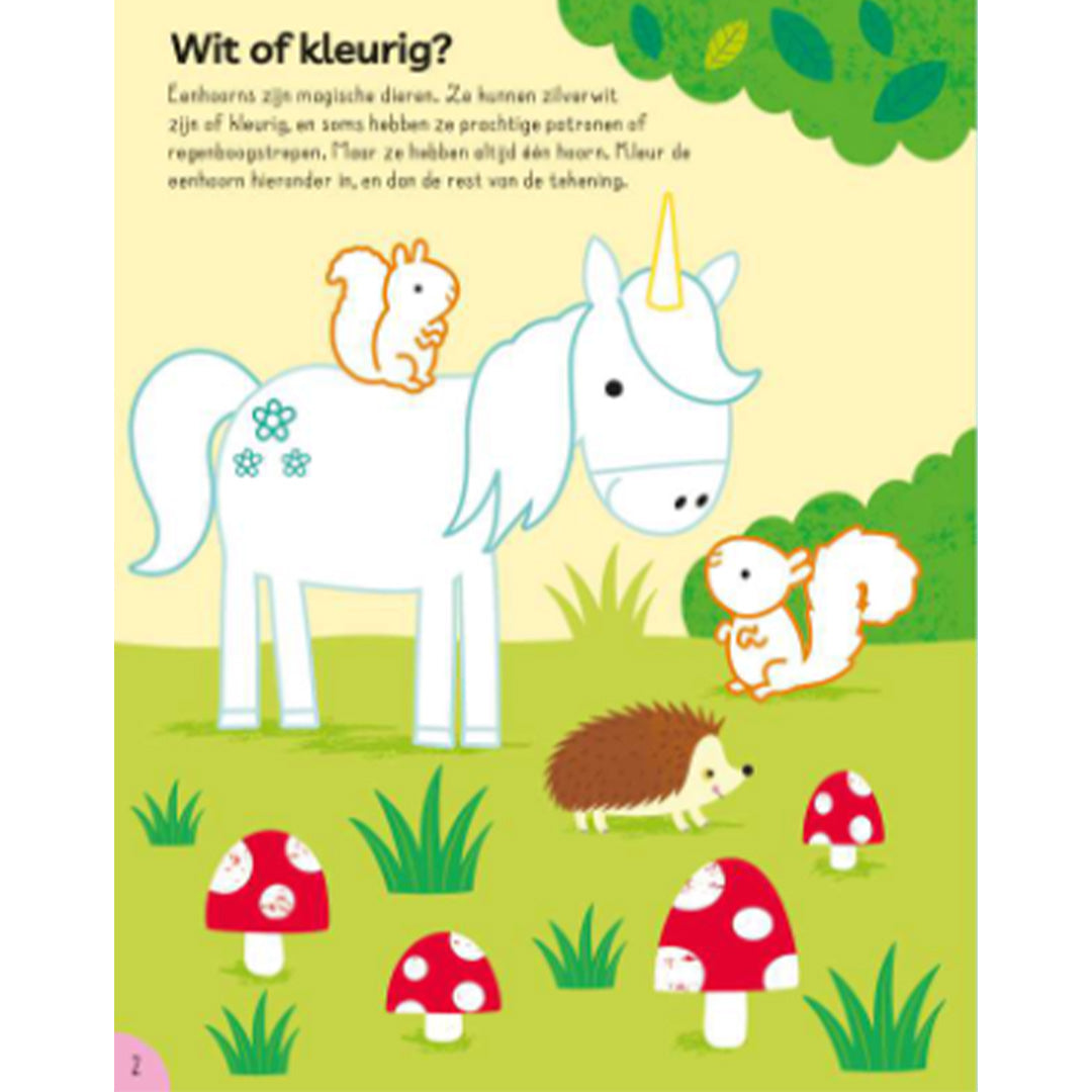 uitgeverij usborne doekboek eenhoorns | 1706935 | 4