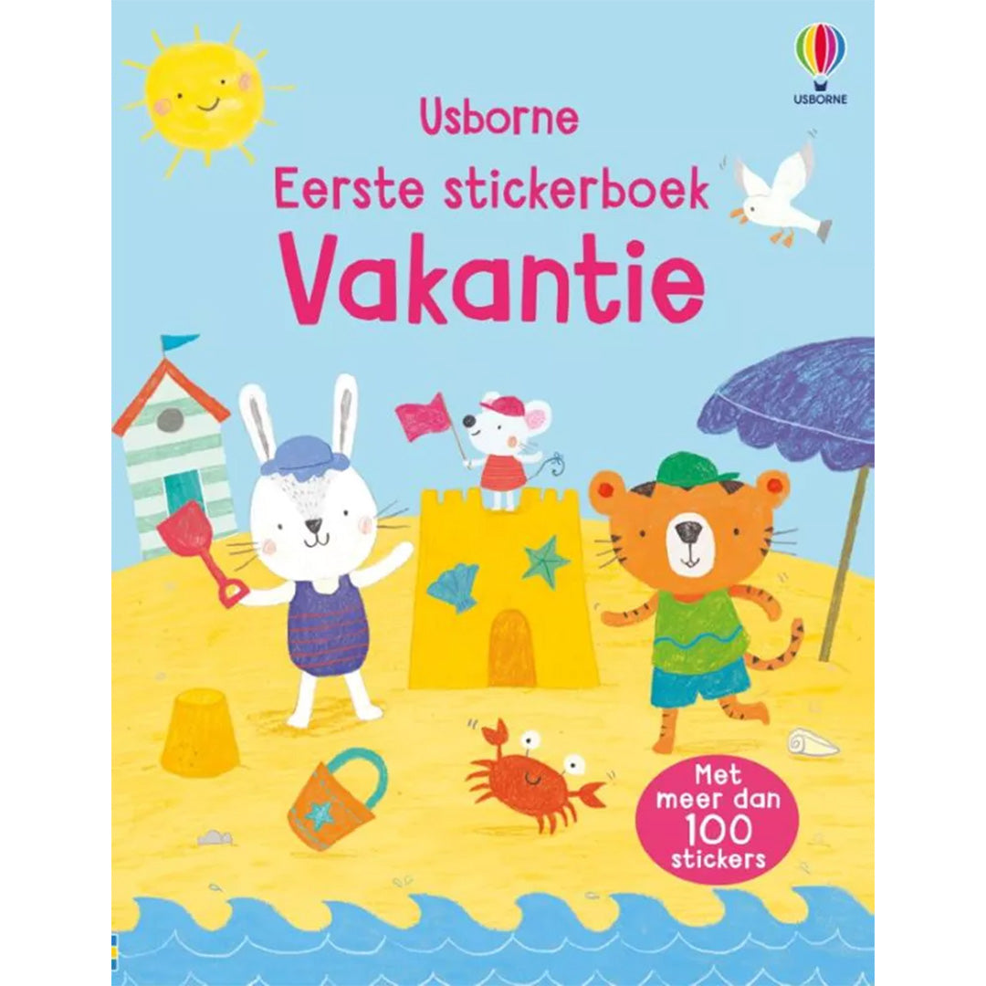 uitgeverij usborne eerste stickerboek vakantie | USB1700278 | 