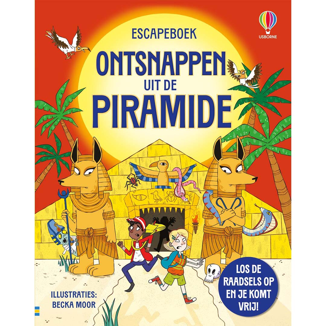 uitgeverij usborne escapeboek ontsnappen uit de piramide | 1706975 | 