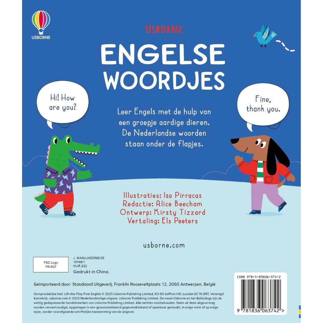 uitgeverij usborne flapjesboek engelse woordjes | 1706374 | 6