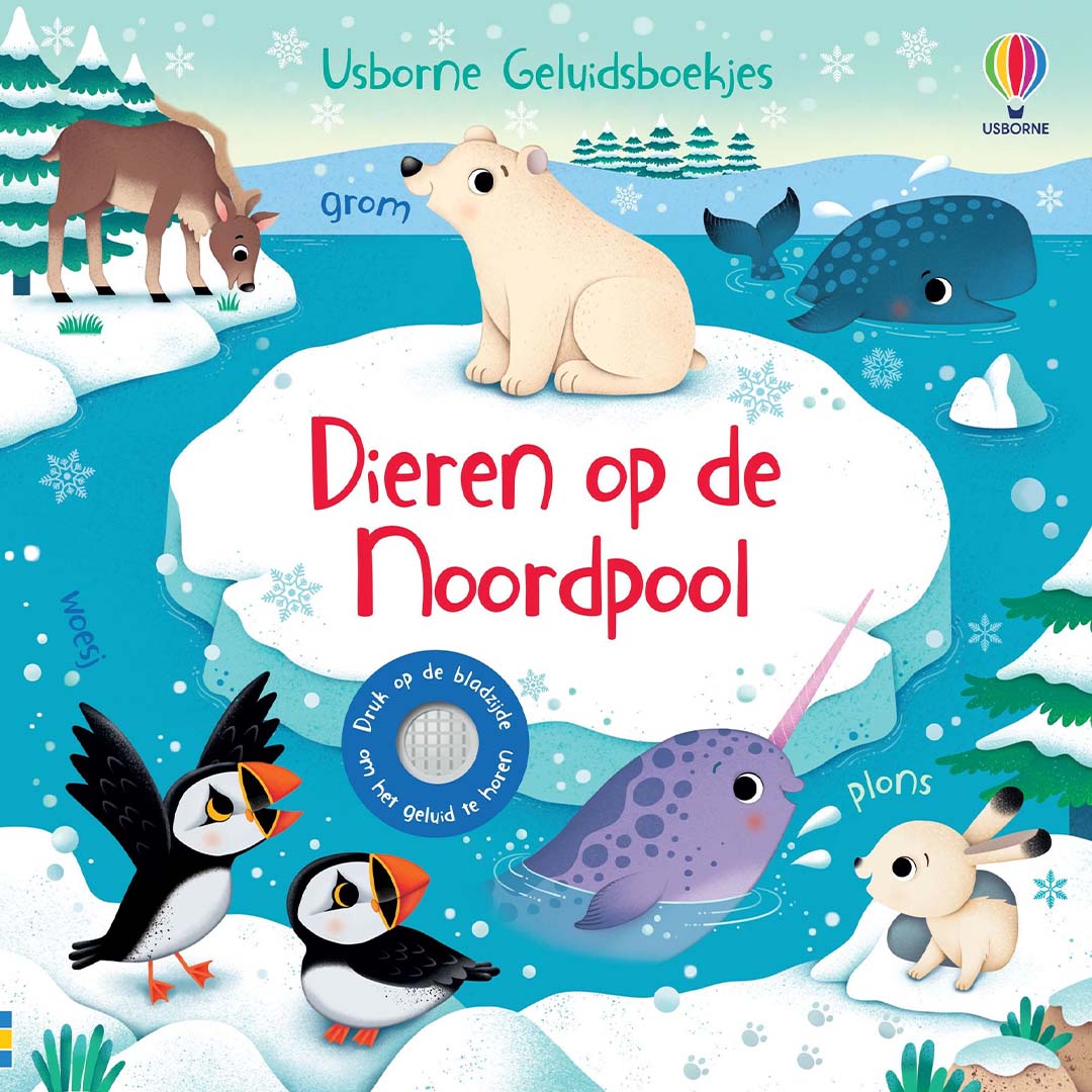 uitgeverij usborne geluidenboek dieren op de noordpool | 1701460 | 1