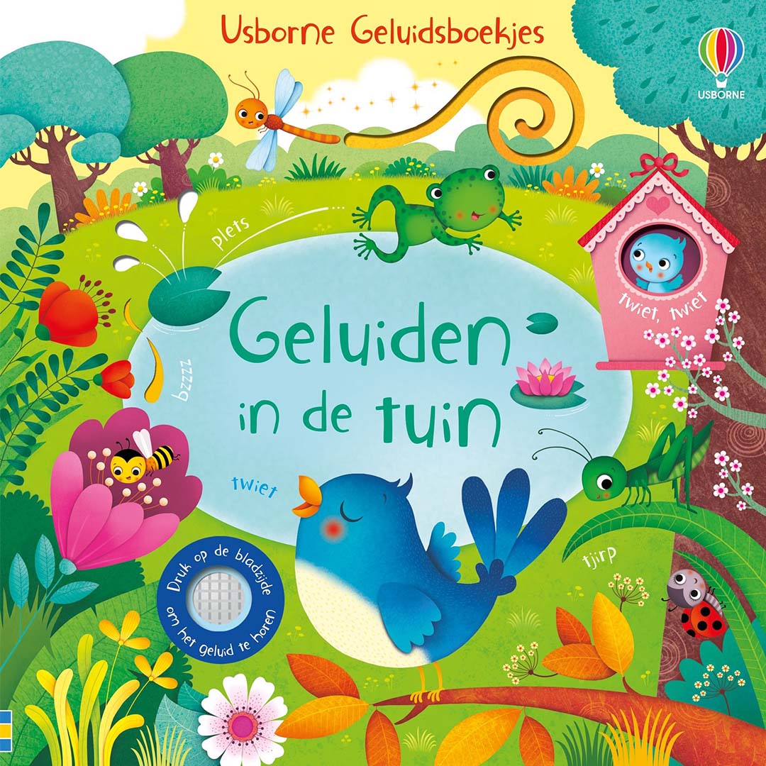 uitgeverij usborne geluidenboek geluiden in de tuin | 1706272 | 1