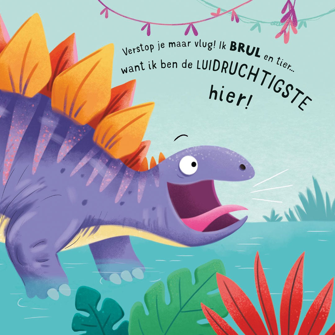 uitgeverij usborne geluidenboek wat een lawaai bij de dino's!