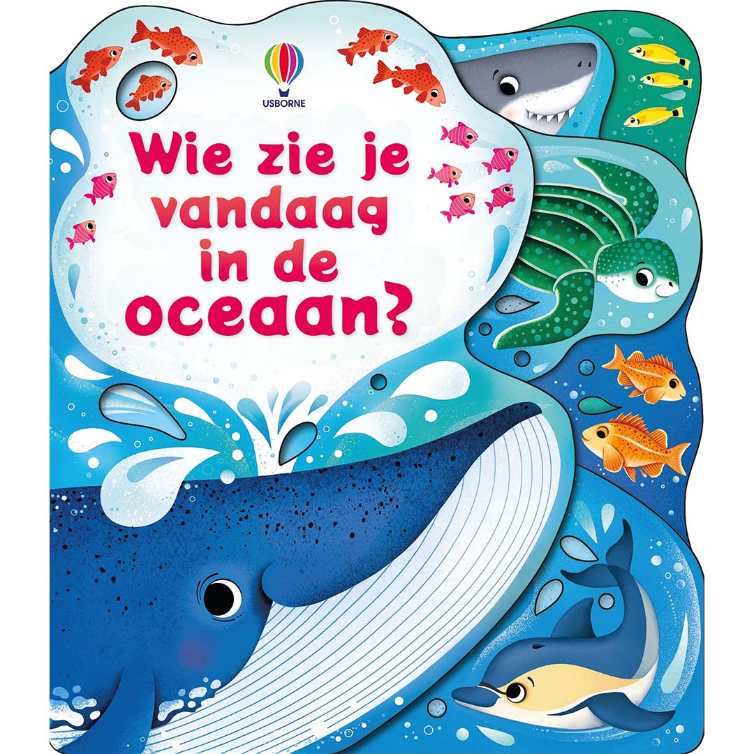 uitgeverij usborne kartonboek wie zie je vandaag in de oceaan? | 1700832| 1