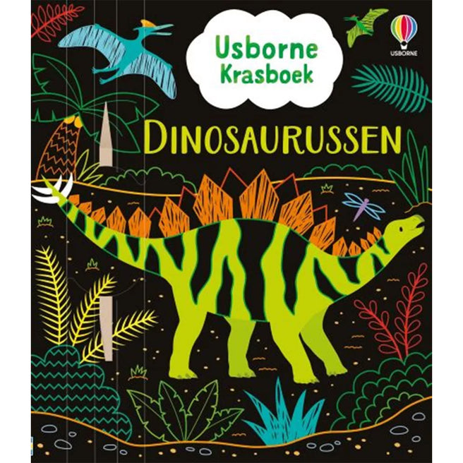 uitgeverij usborne krasboek dinosaurussen | 1706665 | 1