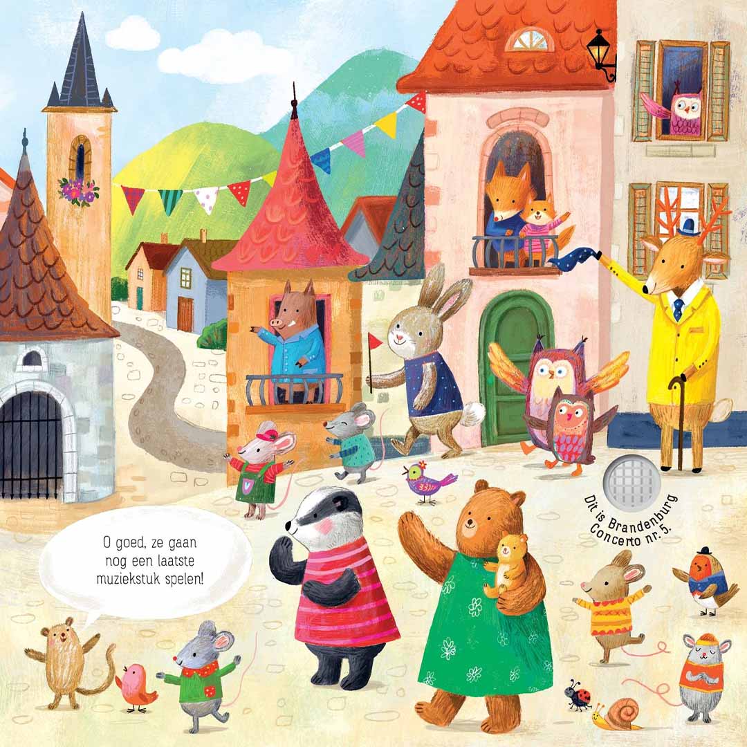 uitgeverij usborne muziekboek het dierenorkest speelt bach | 1701459 | 6