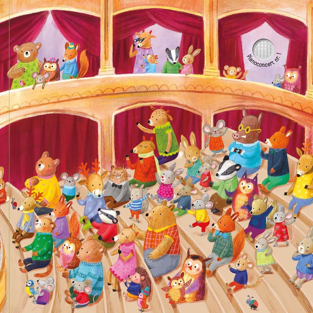 uitgeverij usborne muziekboek het dierenorkest speelt chopin | 1706498 | 3