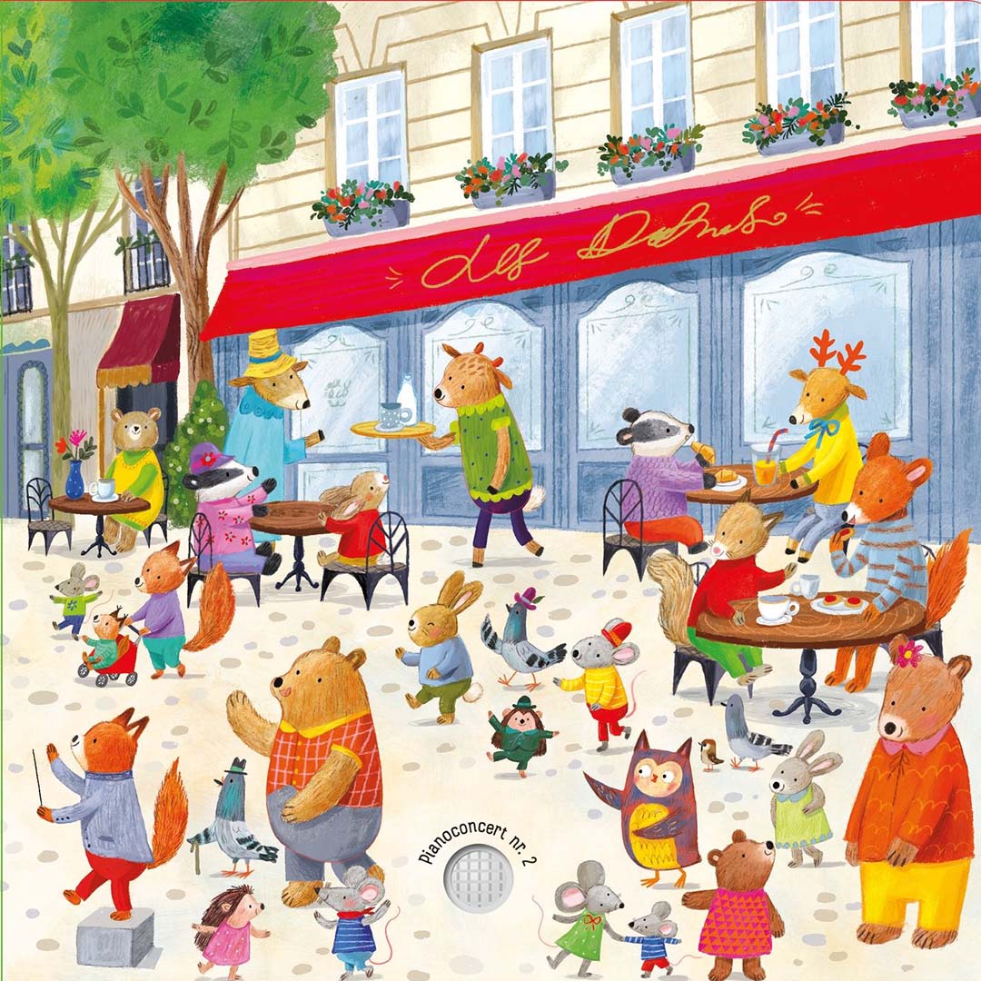 uitgeverij usborne muziekboek het dierenorkest speelt chopin | 1706498 | 5