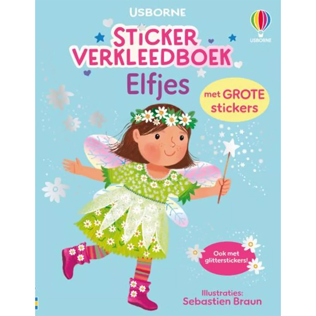 uitgeverij usborne sticker- verkleedboek elfjes | 1706936 | 