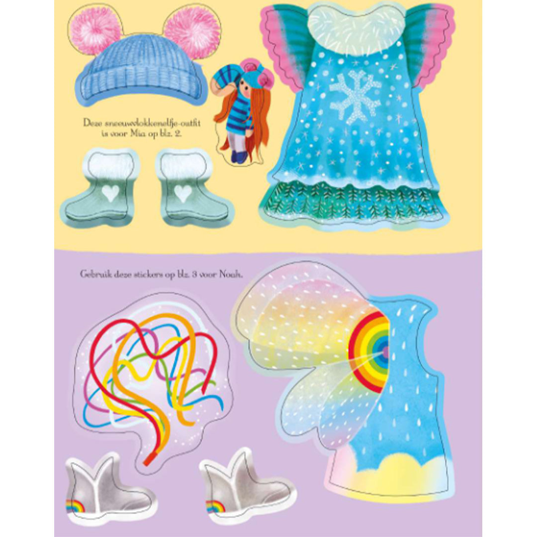 uitgeverij usborne sticker- verkleedboek elfjes | 1706936 | 5