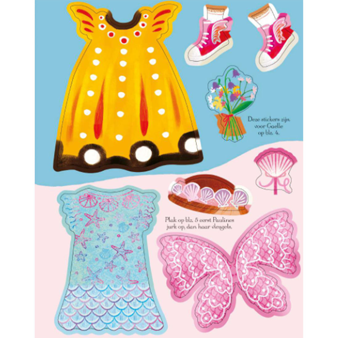 uitgeverij usborne sticker- verkleedboek elfjes | 1706936 | 6