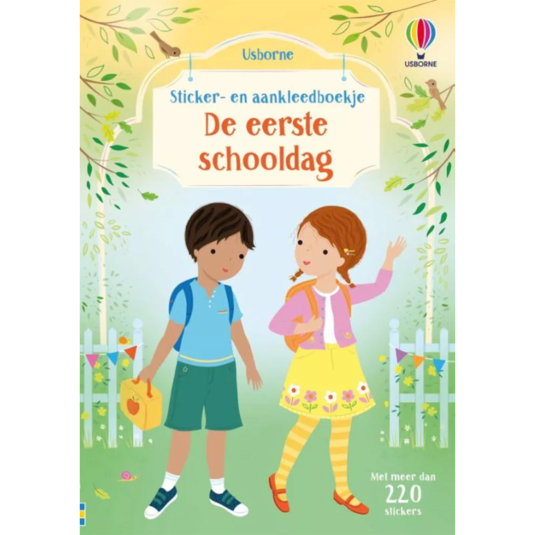 uitgeverij usborne stickerboek de eerste schooldag | 1706358 | 0
